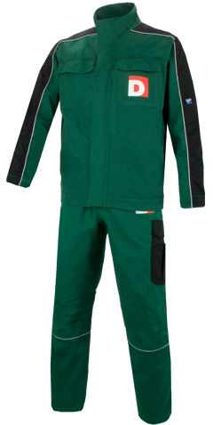 Rensing - Workwear 245 Top - Anzug (F) - grün-schwarz
